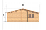 Log Cabin Emma 9m x 8m